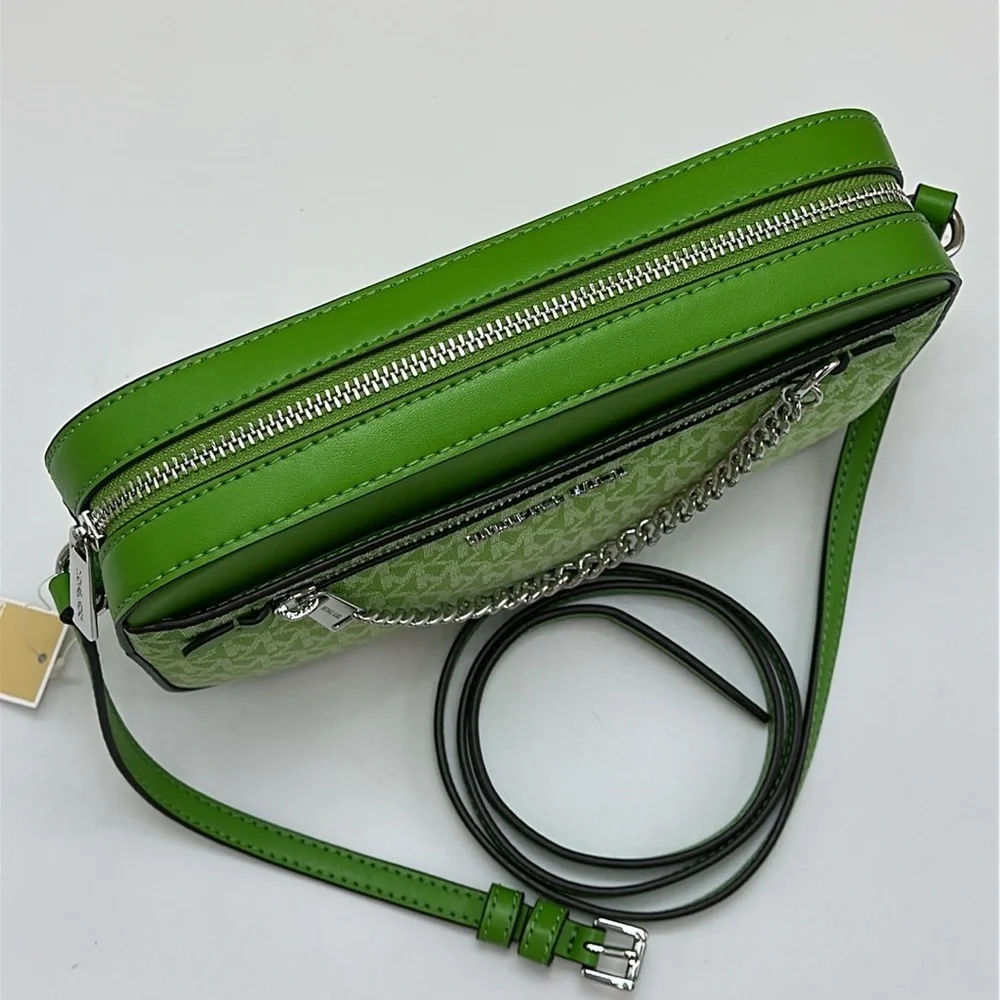 Michael Kors Jet Set Large East West Ombré Signature Logo Crossbody Body Jungle